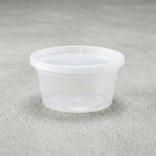 16oz Deli / Soup Container & Lid - Combo - 240pcs