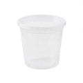 24oz Deli / Soup Container & Lid - Combo - 240pcs