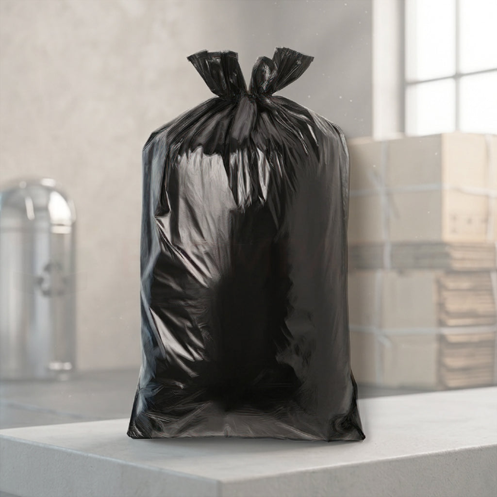 Extra - Strong Black Garbage Bags - 26" x 36" - 125pcs