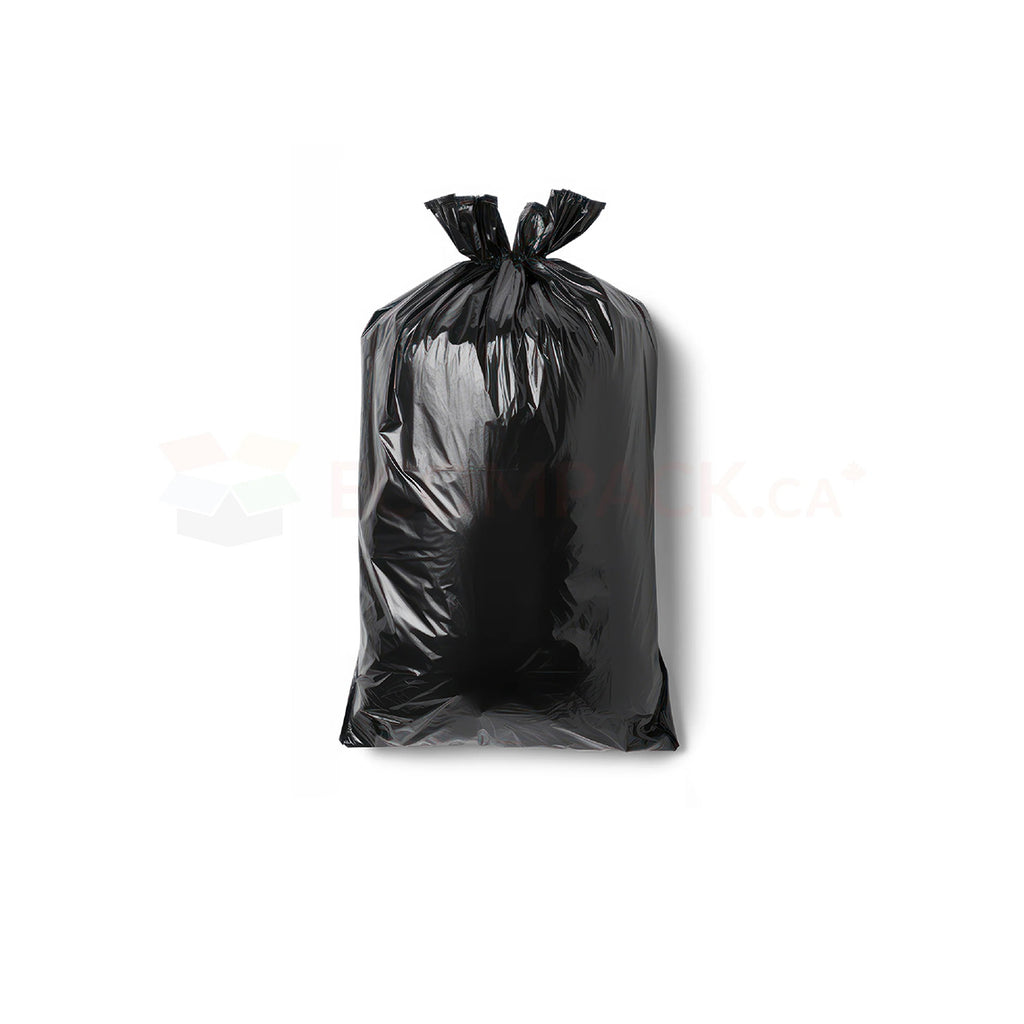 Regular Black Garbage Bags – 26" x 36" - 250pcs