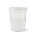 32oz Deli / Soup Container & Lid - Combo - 240pcs