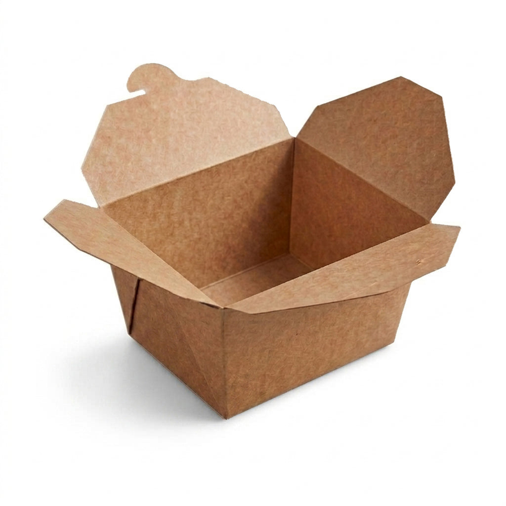 Kraft Paper Take-Out Boxes - #8 - 200Pcs