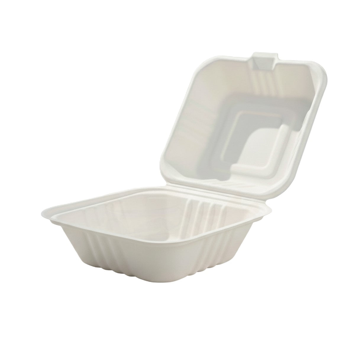 6X6 Bagasse Container - 500pcs