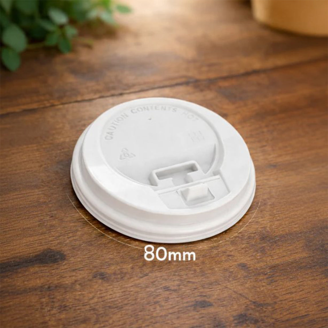 80mm Lids for Coffee Cups - 1000pcs
