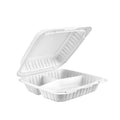 8X8 3CP MFPP Hinged Clamshell Container - 150pcs
