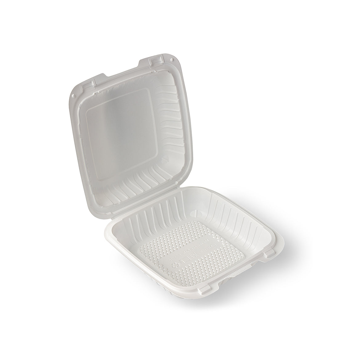 8X8 MFPP Hinged Clamshell Container - 150pcs