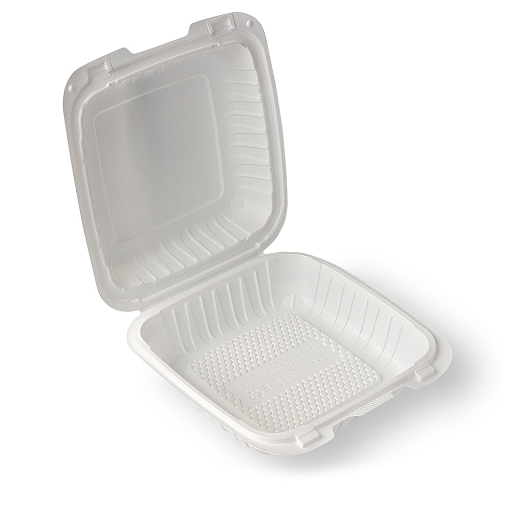 9X9 MFPP Hinged Clamshell Container - 150pcs
