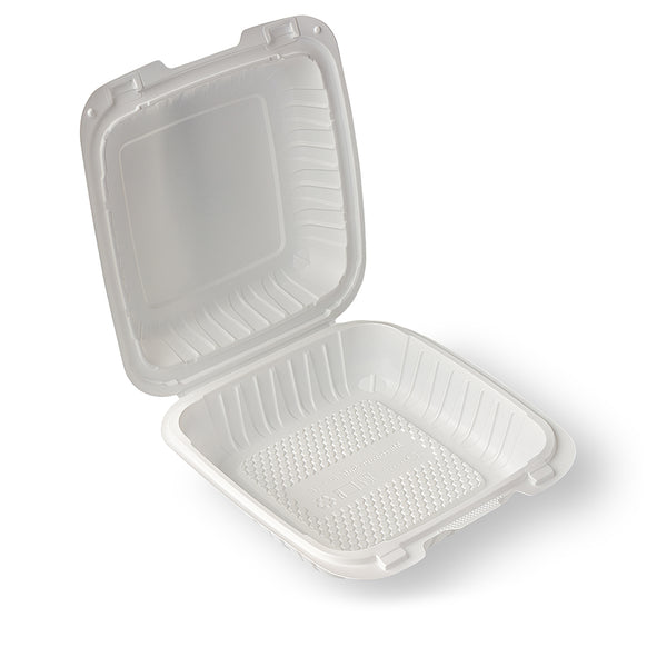 9X9 MFPP Hinged Clamshell Container - 150pcs