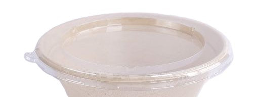 30oz , Sugarcane Bowl Flat lids– 500Pcs