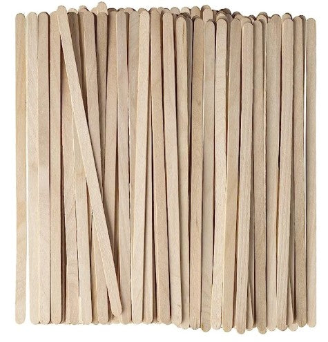 7" Wooden Stir Sticks - 1000Ct