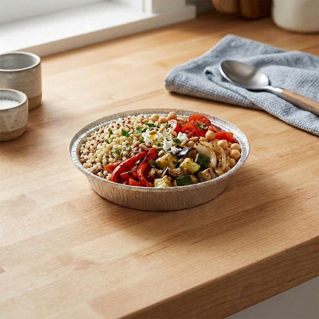 Round Foil Takeout Container - 7"- 500pcs