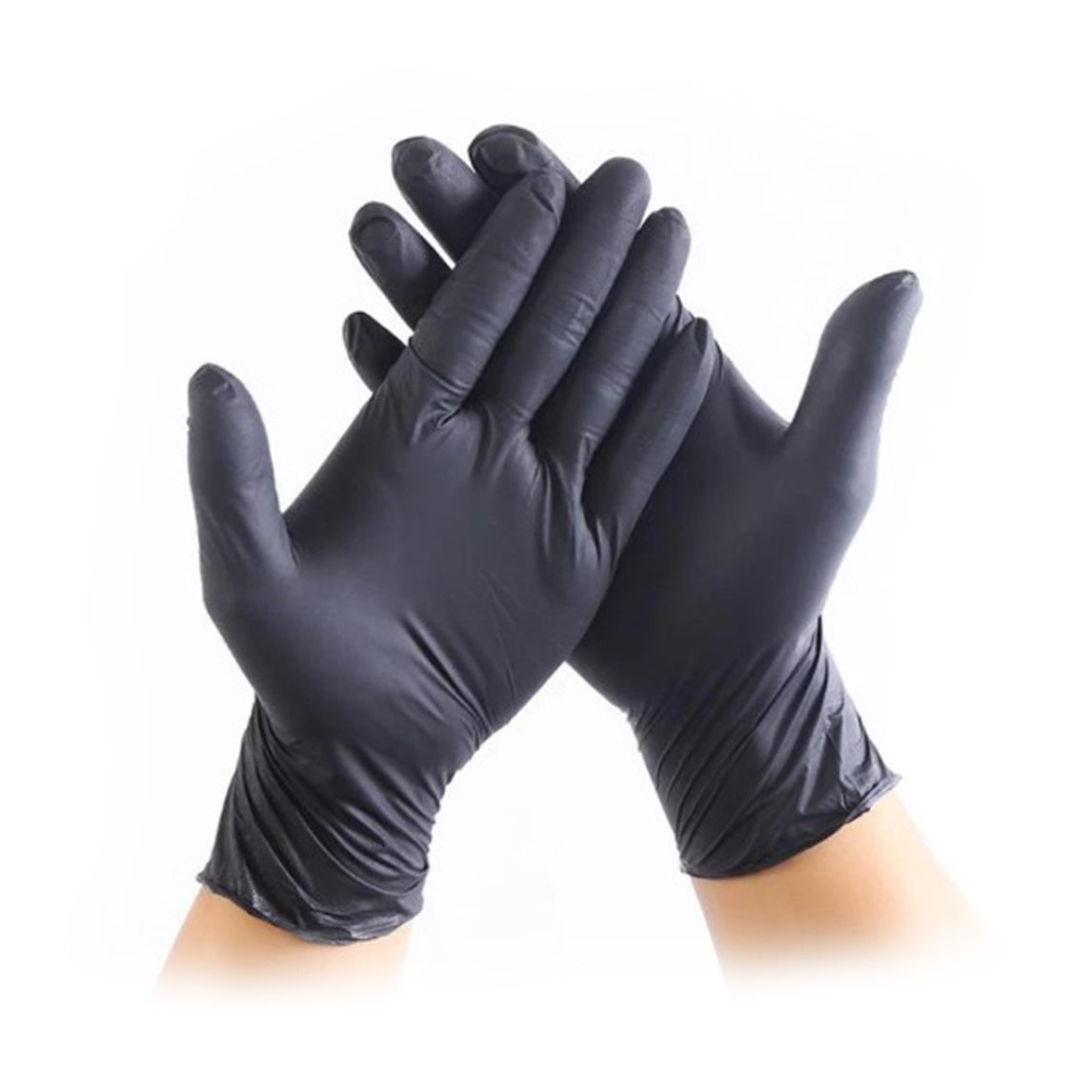 Extra Large Black Nitrile Gloves – 5.5mil, Powder-Free, 100 pcs