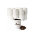 8oz. Single-Wall Coffee Paper Cup - 1000pcs