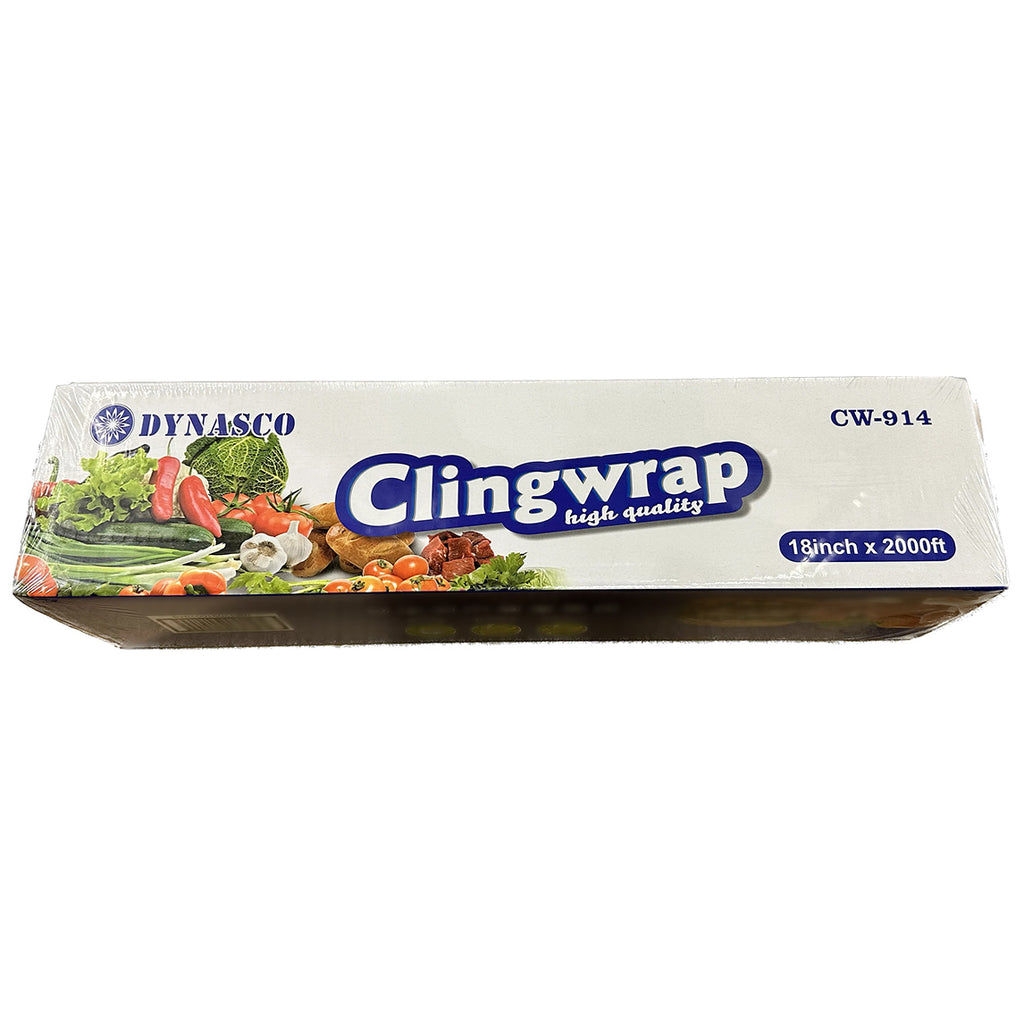 Food Wrap Film with Metal Cutter Box – 18" x 2000 ft