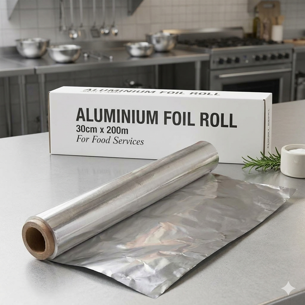 Aluminum Foil Rolls - 30cm x 200m