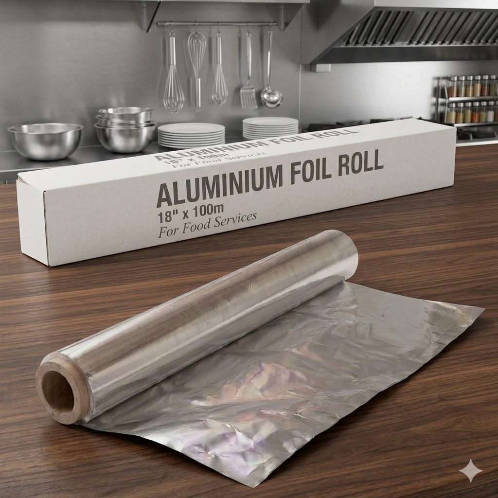Aluminum Foil Roll 18" X 100M - Heavy Duty