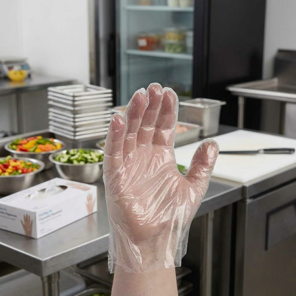 Clear Poly Gloves (Small/Medium) - 1000pcs