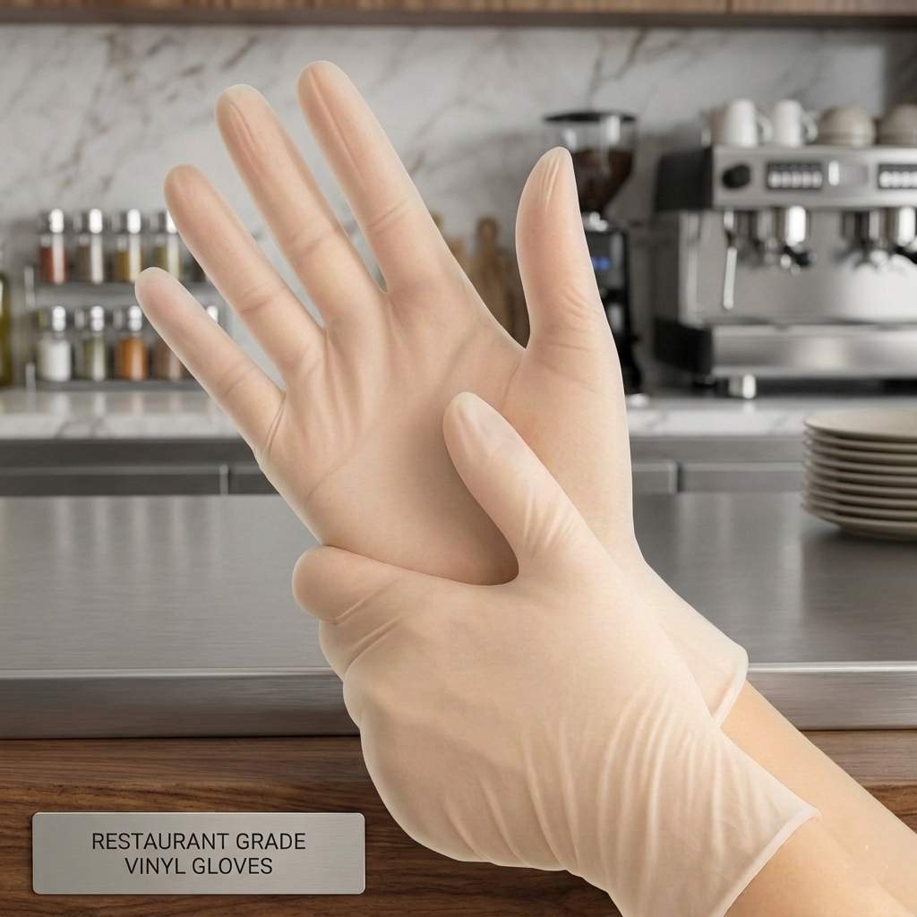 Powder-Free Vinyl Gloves – Large - 1000pcs