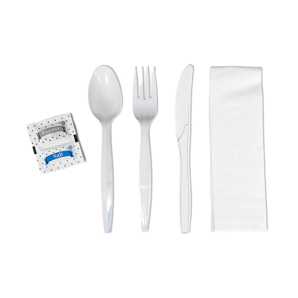 Plastic Meal Kit (S, F, K, N, S, P) - 500pcs