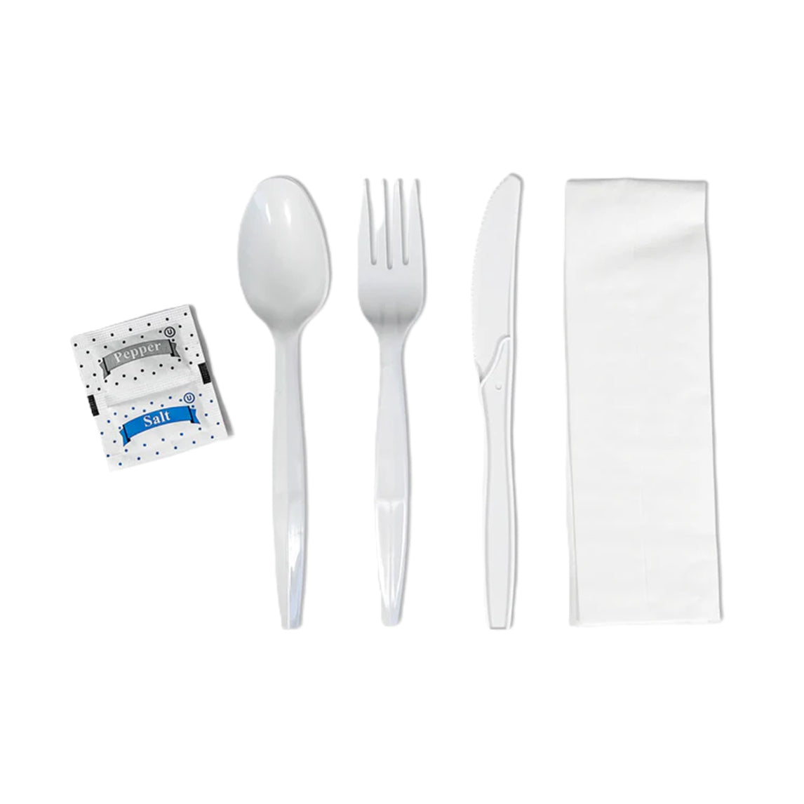 Plastic Meal Kit (S, F, K, N, S, P) - 500pcs