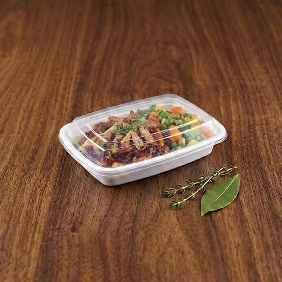 16oz Rectangular Containers - 150pcs