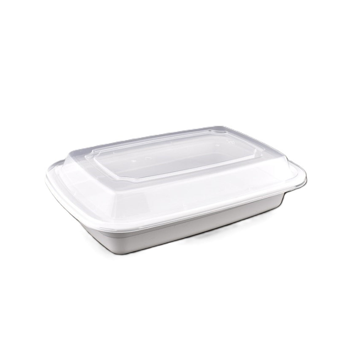 24oz Rectangular Plastic Food Containers - 150pcs