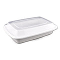32oz Plastic Rectangular Containers - 150pcs