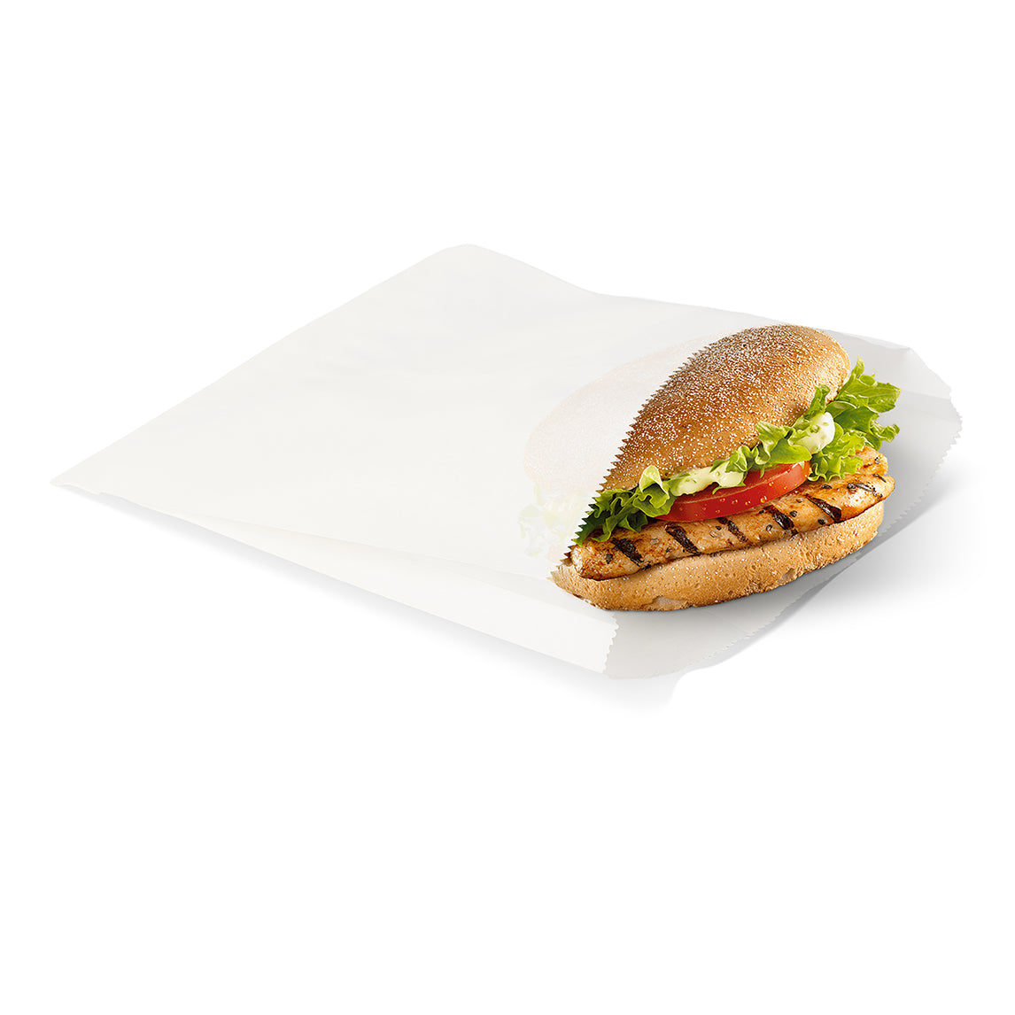 Small Grease-Proof Sandwich Bag - 6" x .75" x 6.75" - 1000pcs