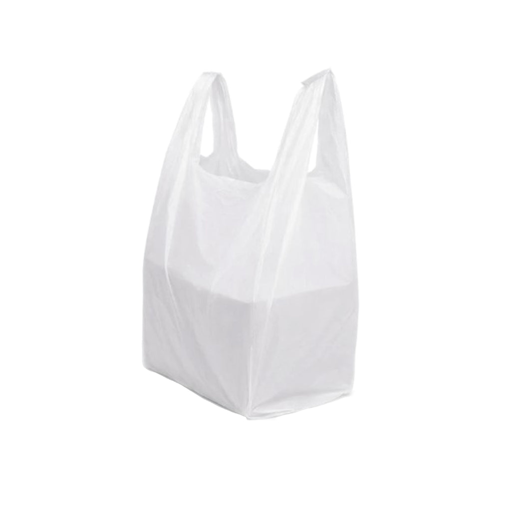 S2 Heavy-Duty Shopping Bag (15" x 18"), White 16 lb.