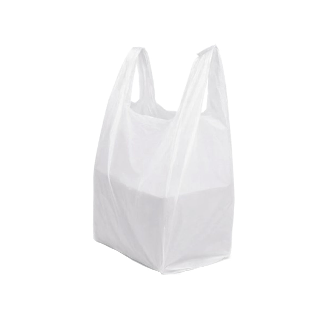 S2 Heavy-Duty Shopping Bag (15" x 18"), White 16 lb.